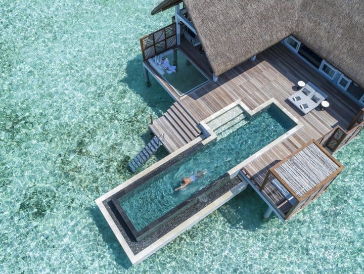 Sunset Family Water Villa with Pool