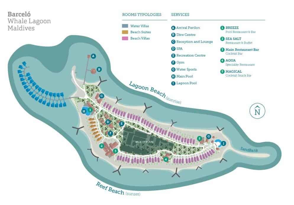Barceló Whale Lagoon Maldives - Map