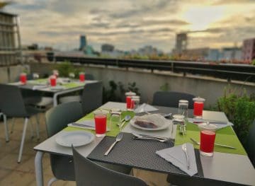 Rooftop restaurant