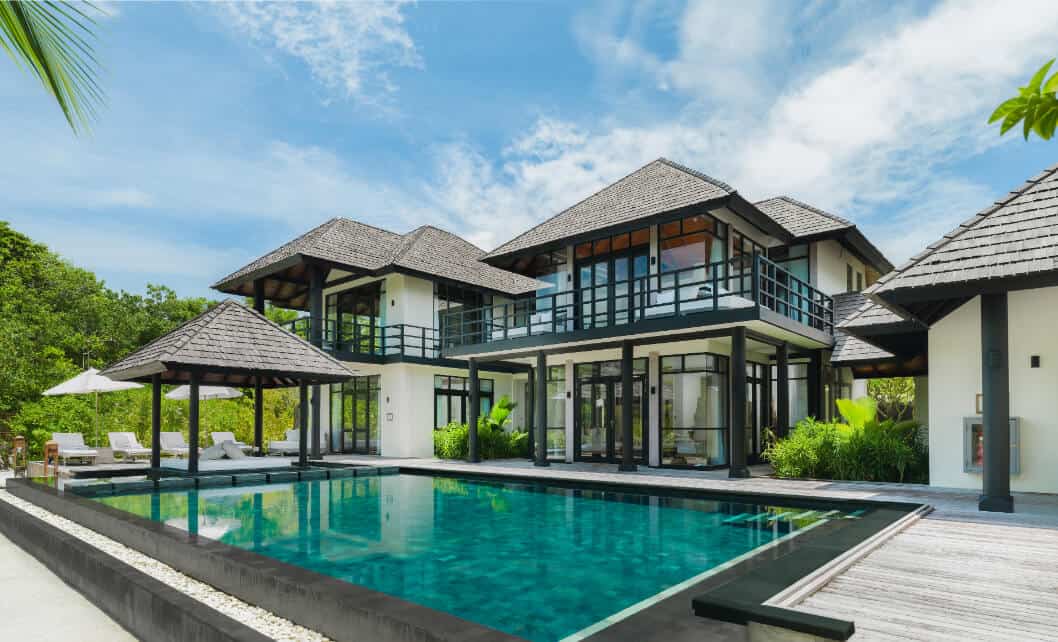 Three Bedroom Beach Residence with Two Private Pools