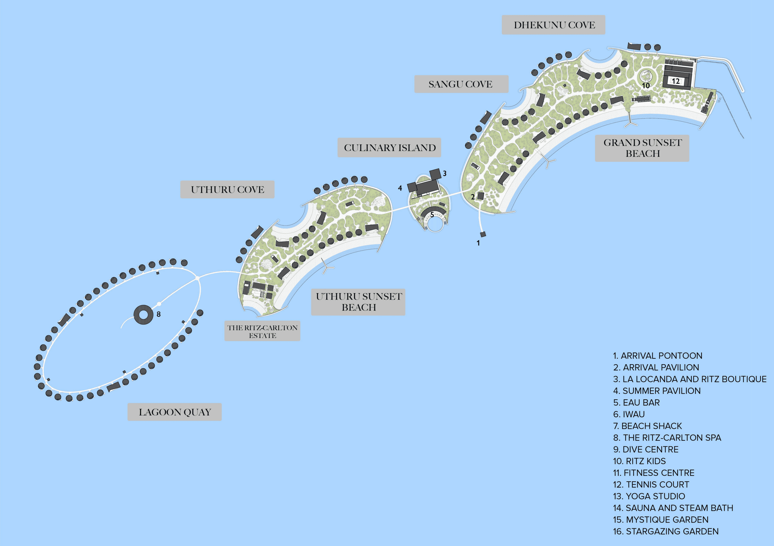 The Ritz-Carlton Maldives, Fari Islands - Map