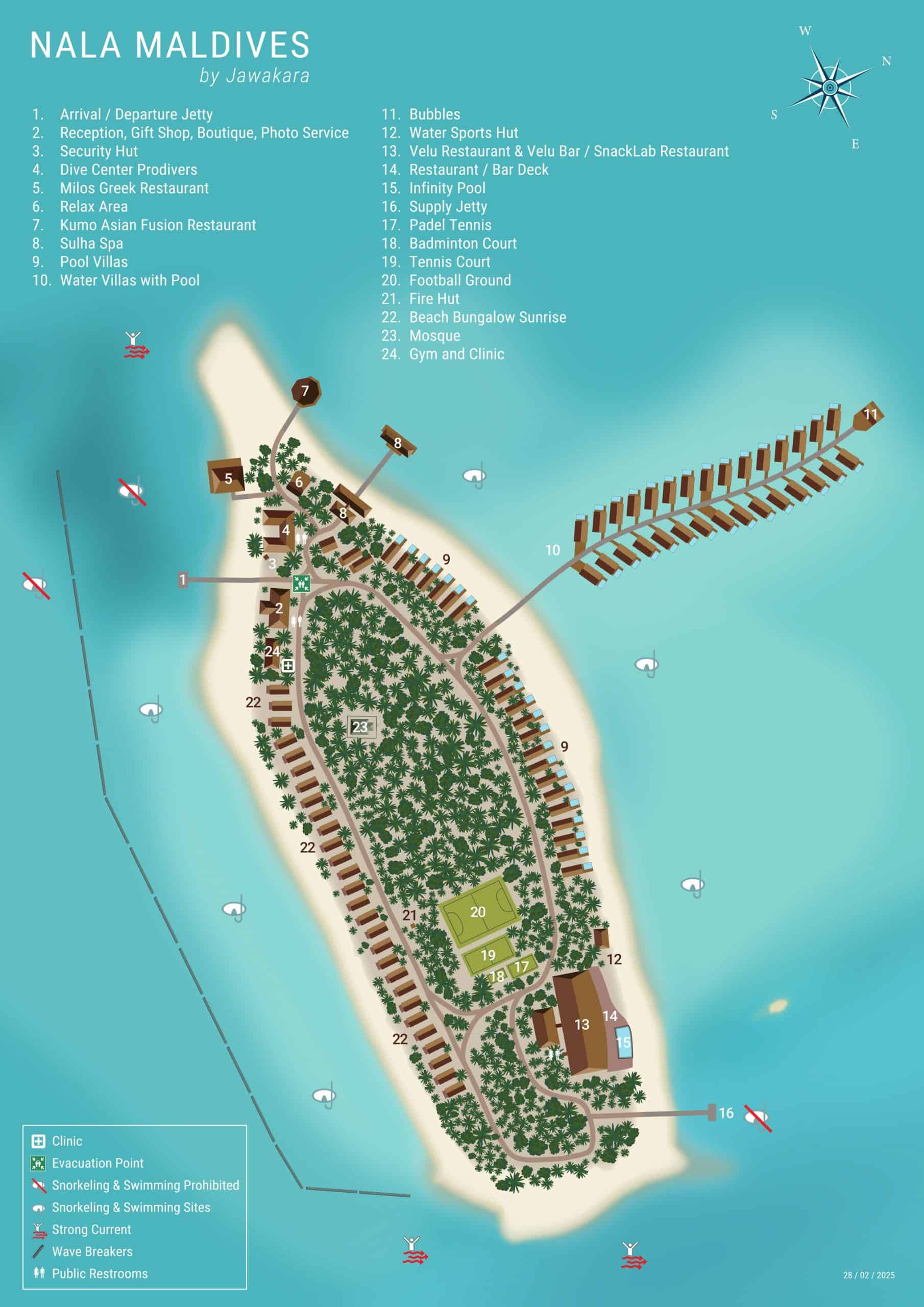 Nala Maldives by Jawakara - Map