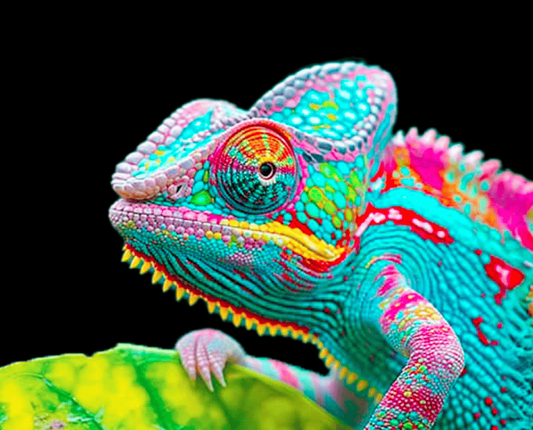 Accademia modulo la palette psicocromatica particolare fondo nero