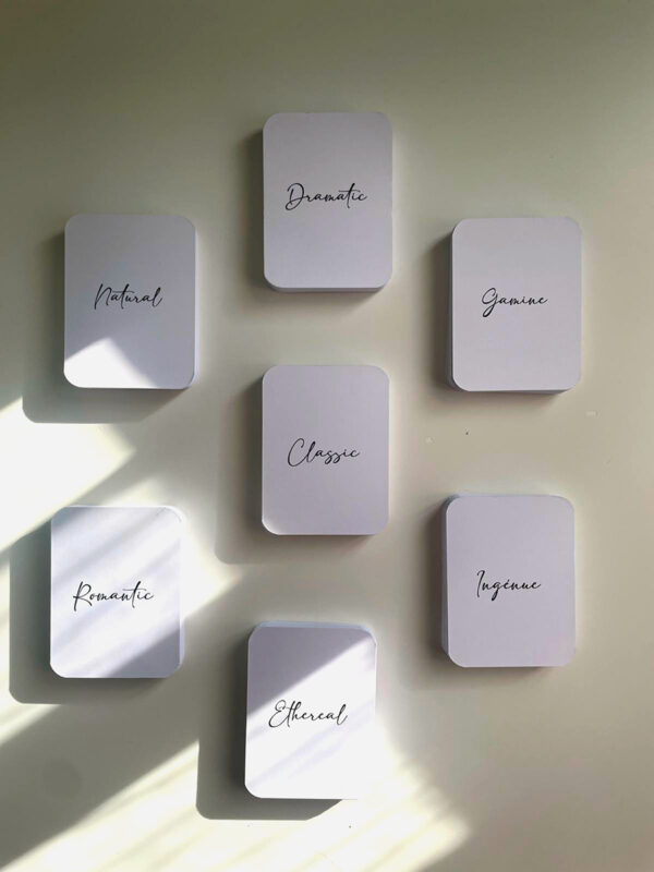 Kit carte essenze di stile accademia consulenza immagine 14