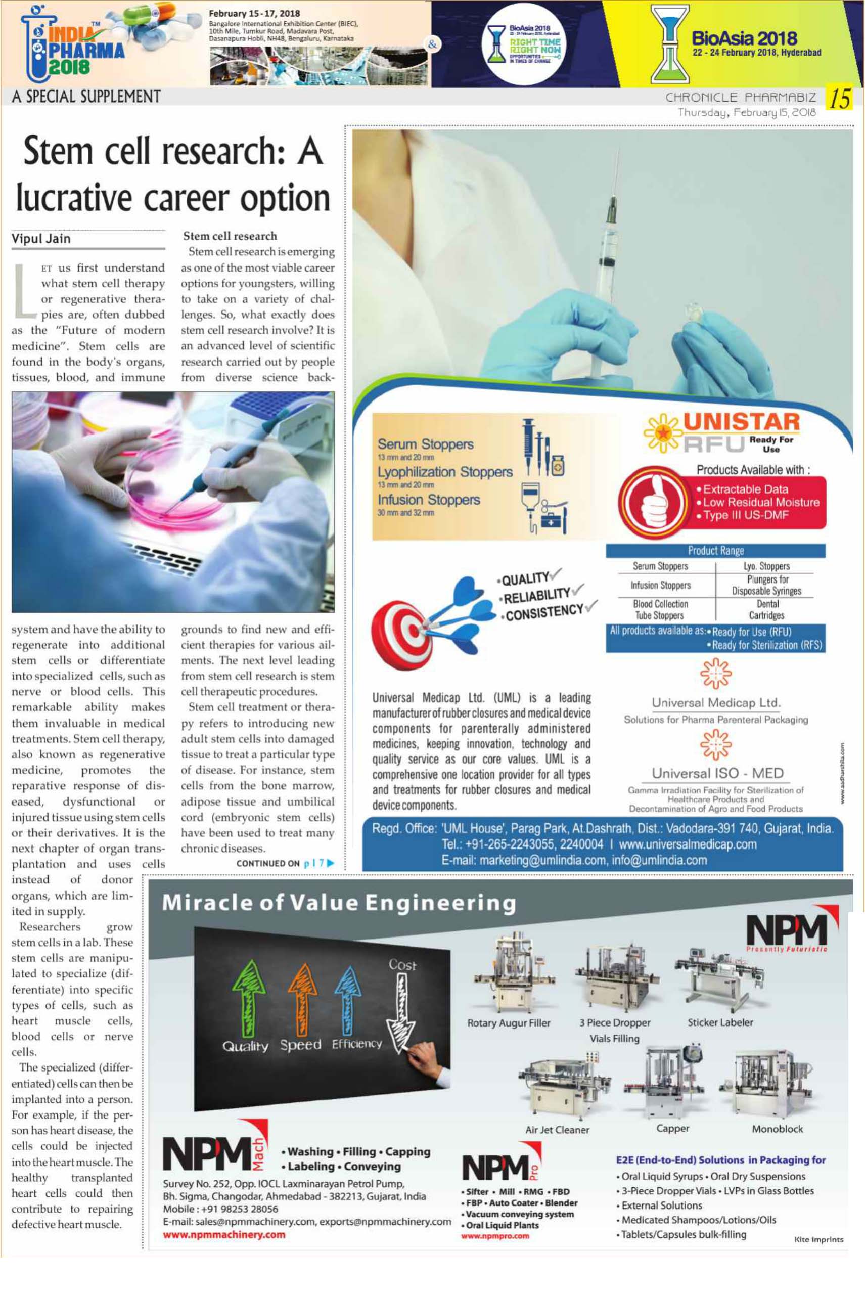 Stem Cell Research: A Lucrative Career Option