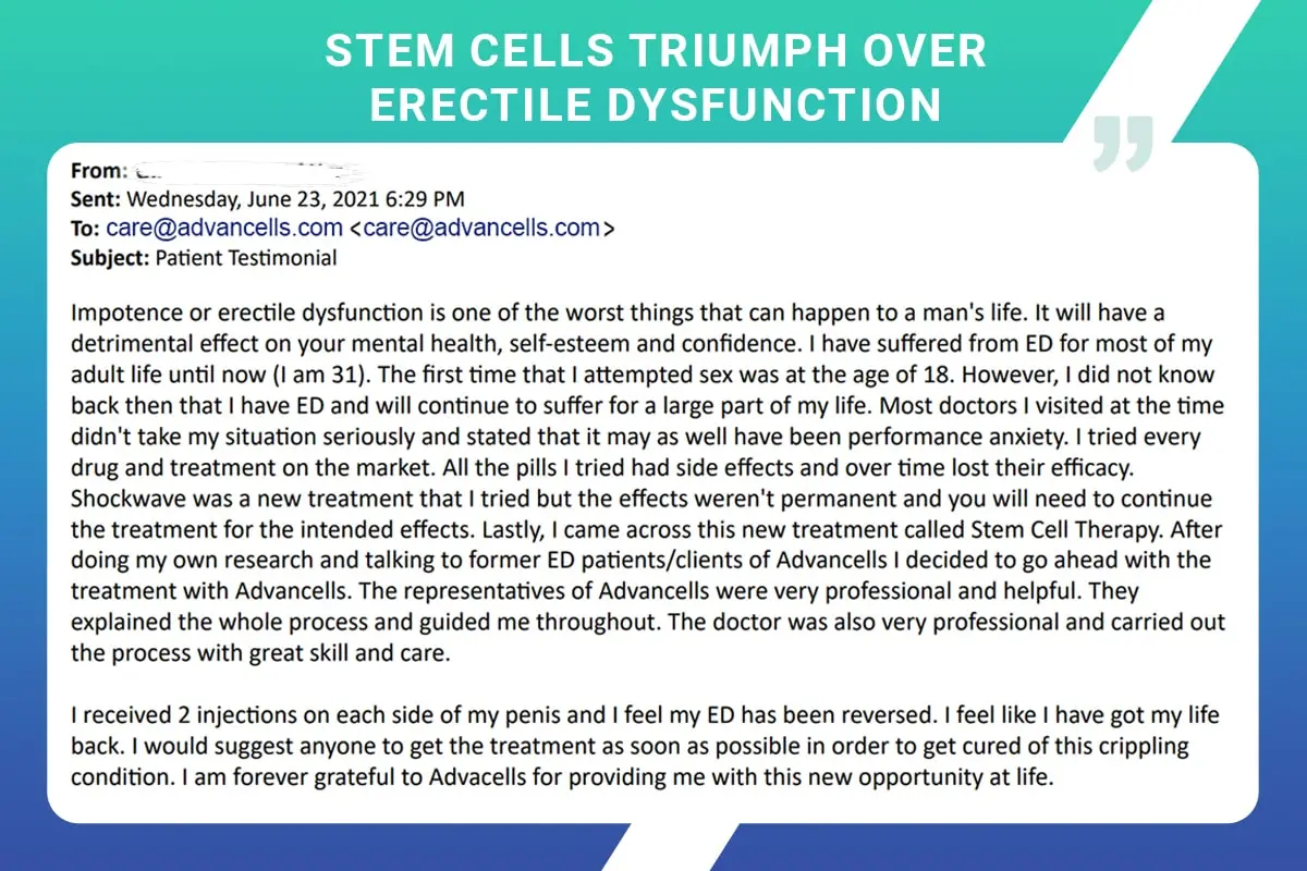 Patient Feedback After ED Treatment