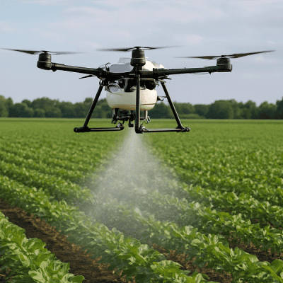 trattamenti aerei con drone