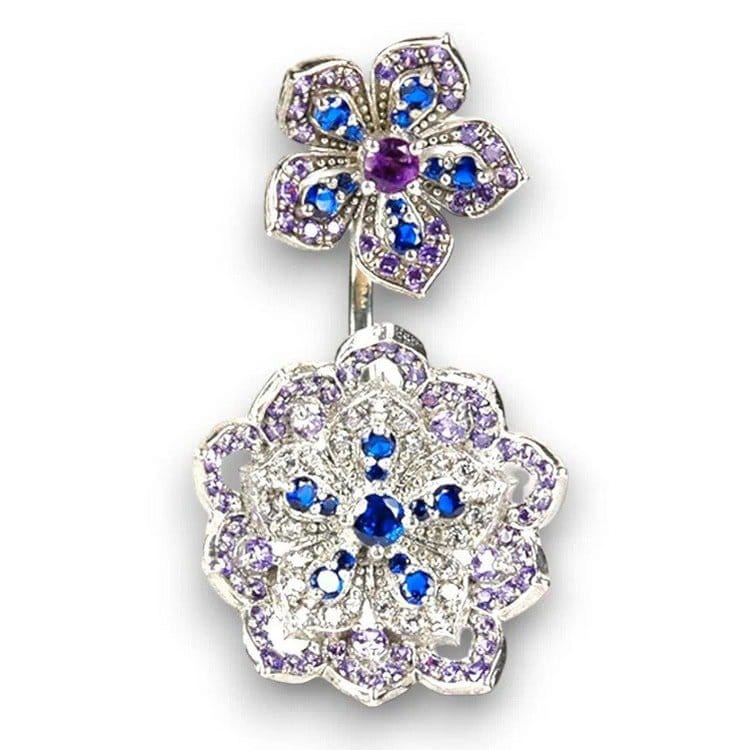 Home - - 5 | ALMABLISS - Handcrafted with Natural Gemstones DAHLIA Amethyst & Tanzanite Signature Set