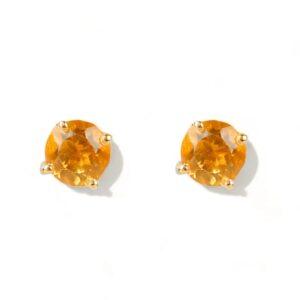 ROSA Citrine Stud Earrings