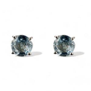 ROSA Aquamarine Stud Earrings