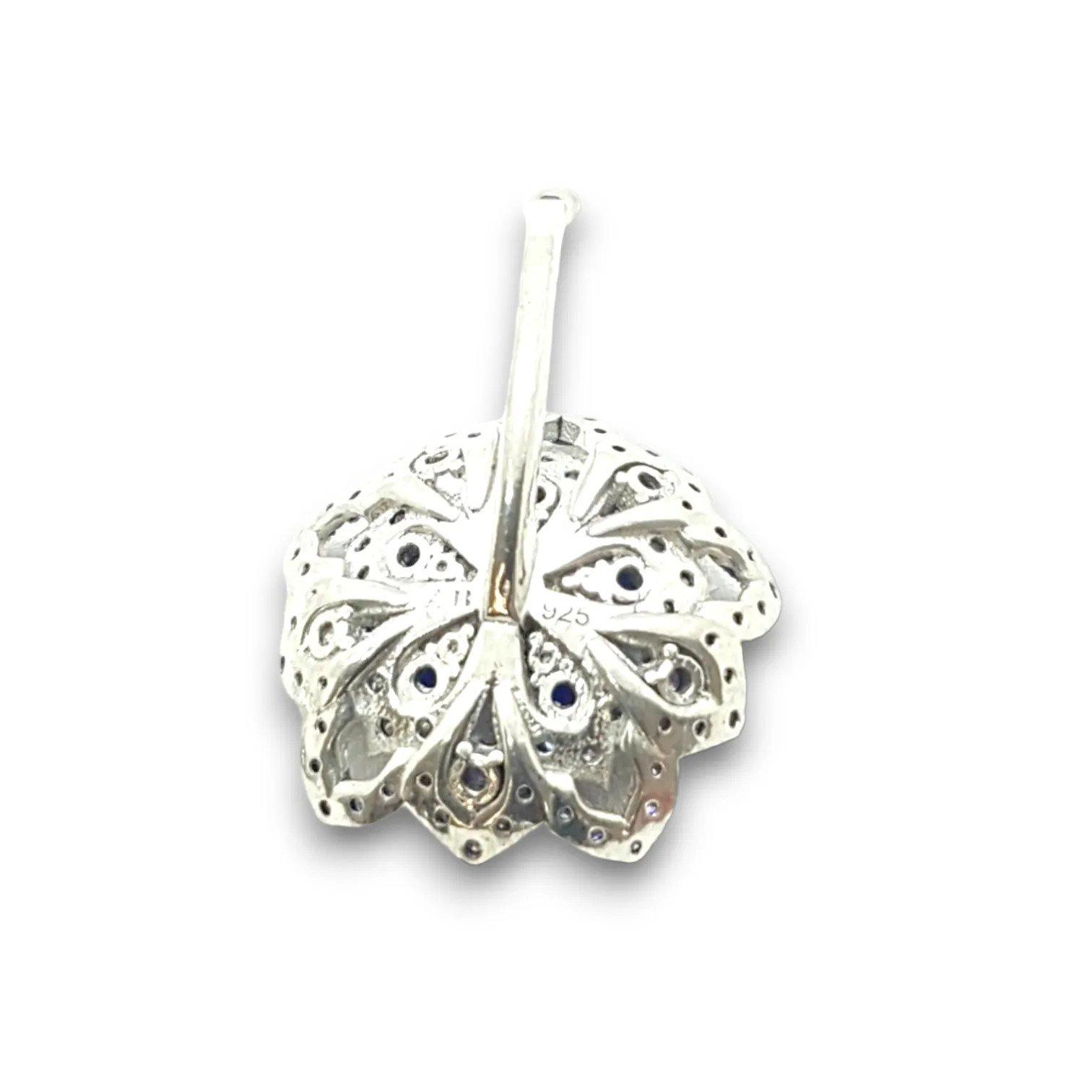 Classic White Gold Dangle with White CZ - Εικόνα 2