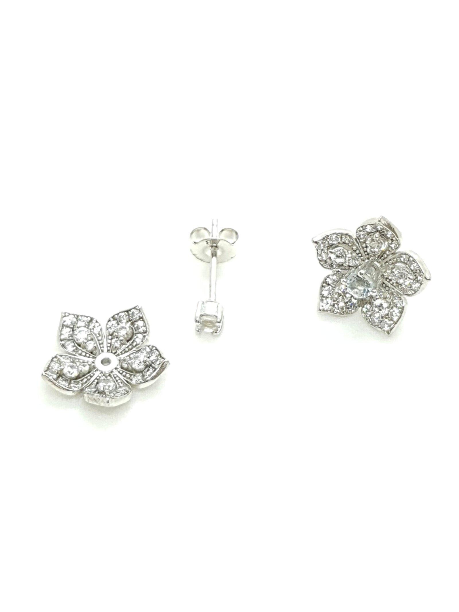 Classic White Gold Jewel with White CZ - Εικόνα 3