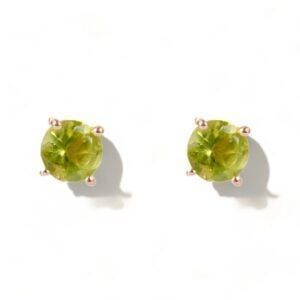 ROSA Peridot Stud Earrings