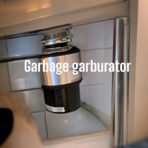 Garbage Garburator under the sink