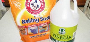 vinegar and baking soda