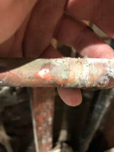 Copper water pipe