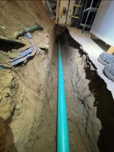 Sewer Drain pipes underground