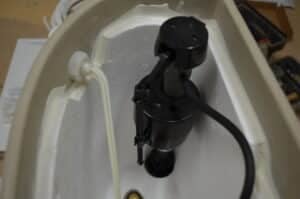 Toilet tank inside Fill valve