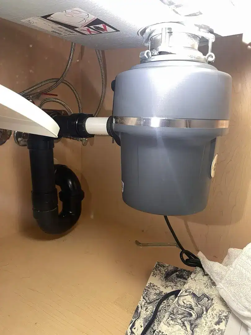 Garbage disposer installation