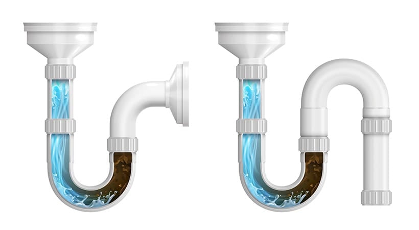 Pipe used for draining wastewater