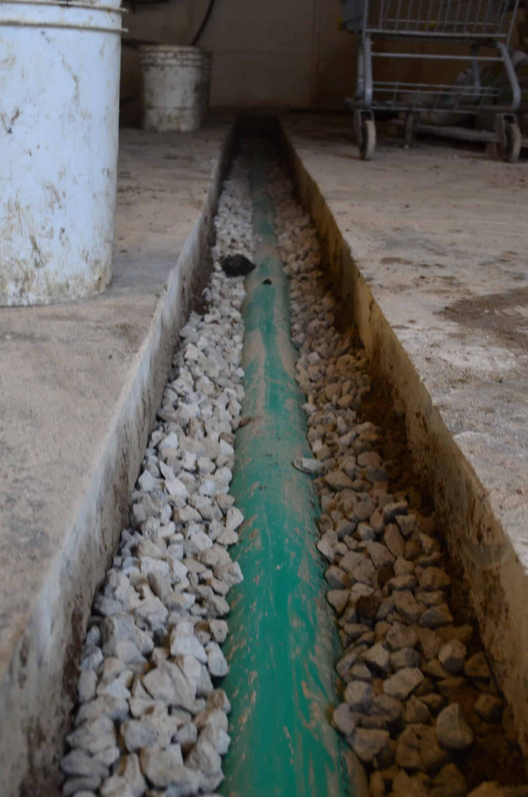 Underground pipe work