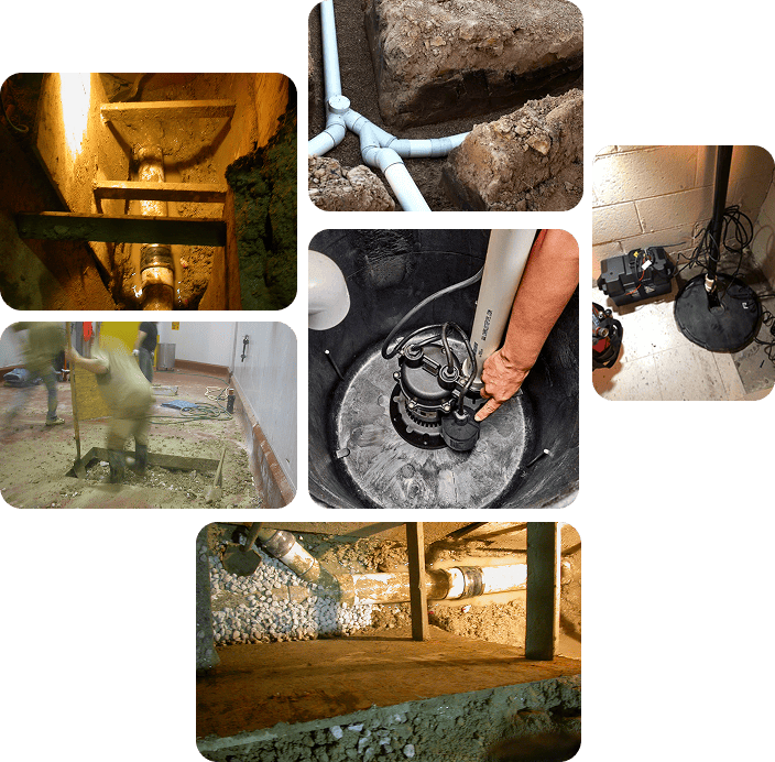 Installation of Sewer system