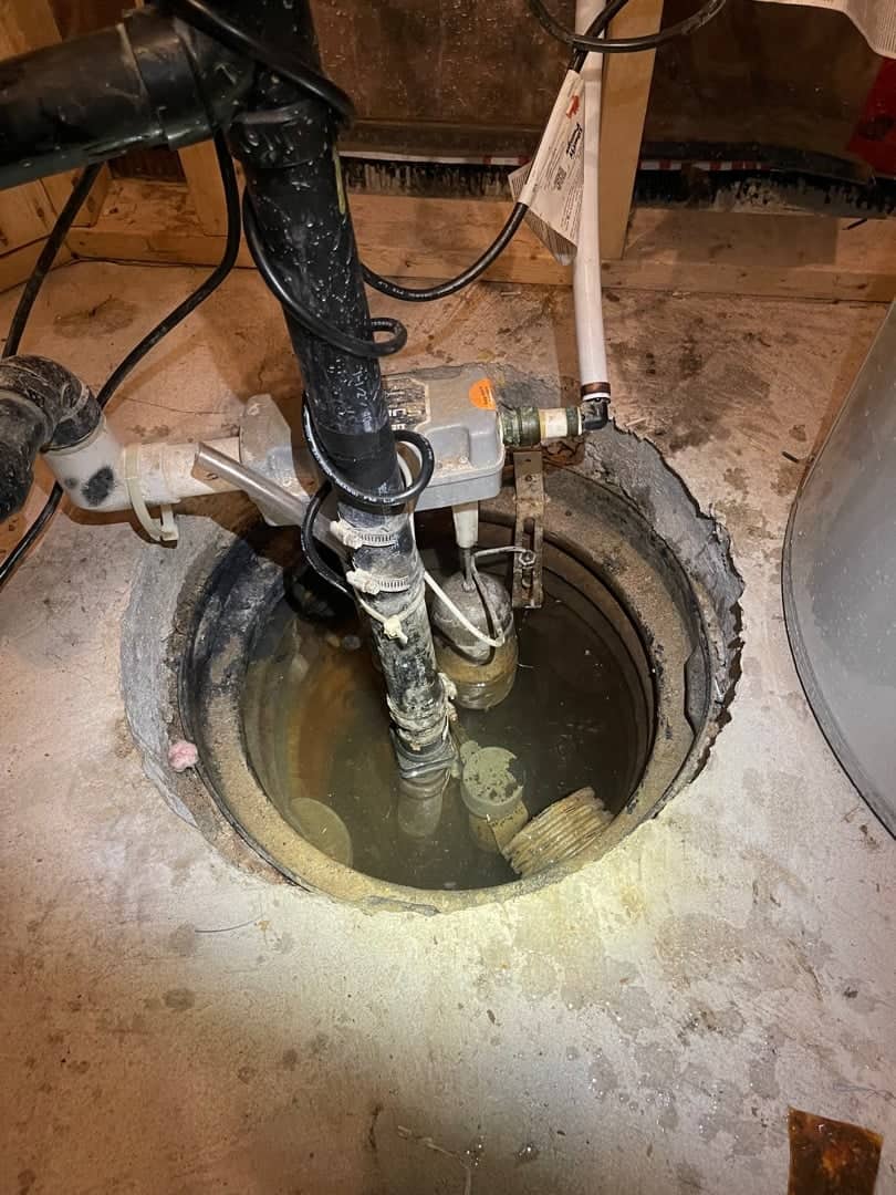 Sump Pit Full of Water