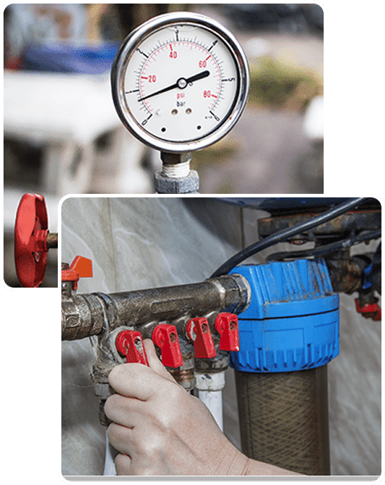 Water meter for measuring water usage