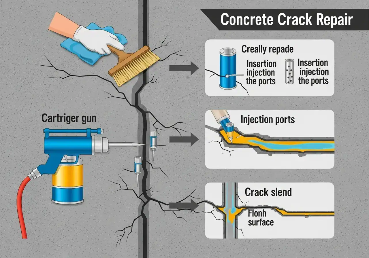 How to Repair Cracks in Vertical Concrete Surfaces: Expert Guide