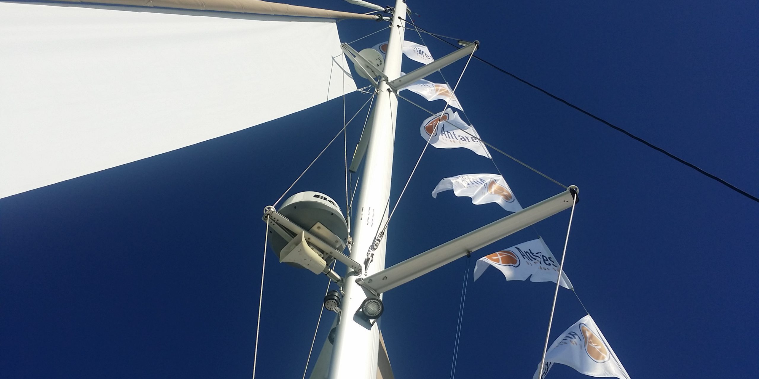 Antares Mast at the Miami Boat Show in 2018