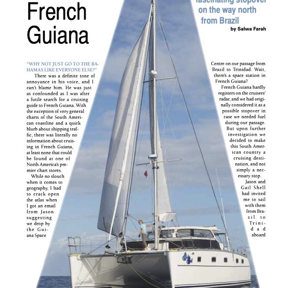 Antares 44i catamaran cruising French Guiana