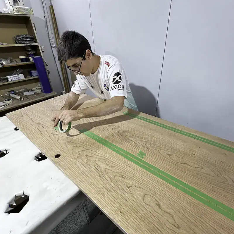 Innovative boat-building process at Antares Catamarans, crafting high-performance multihull sailboats with expert craftsmanship and quality materials.