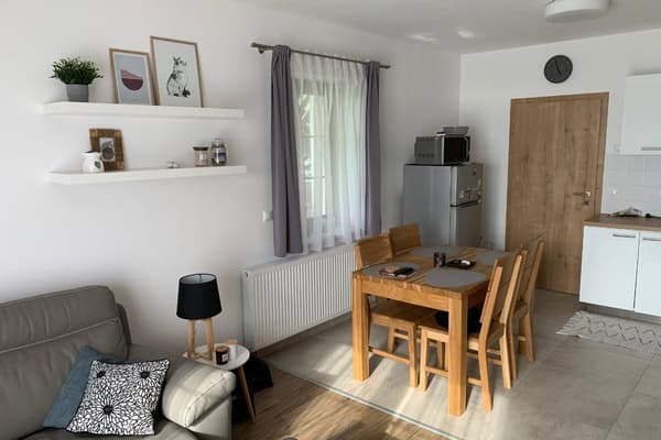 Obývací pokoj s kuchyní