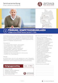 Anmeldeformular Führungsseminar Basel, Freiburg, Köln