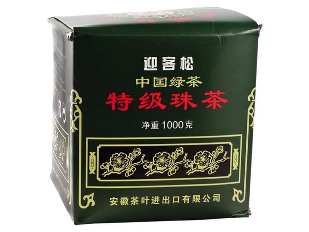 Asiatische Lebensmittel Online-Shop - Grüner Tee in Verpackung.