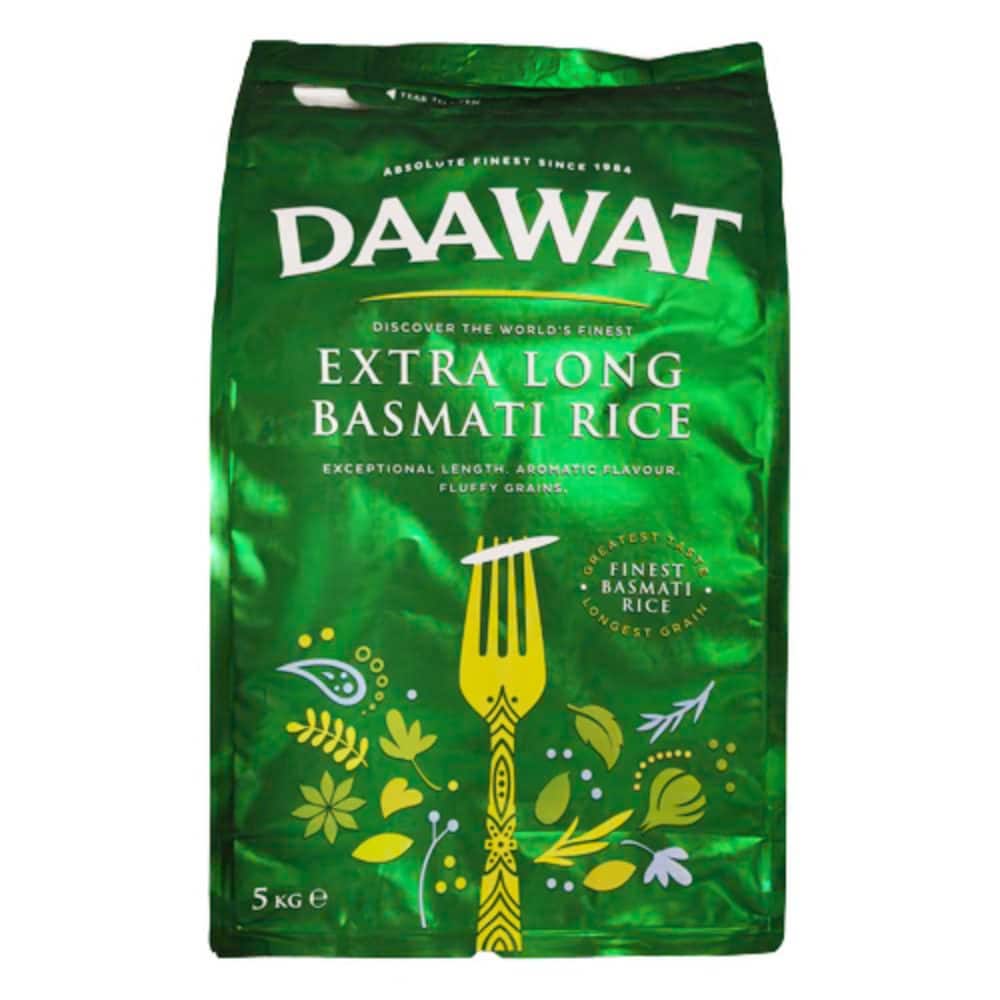 Asiatische Lebensmittel Online-Shop, Daawat Basmati Reis 5kg.