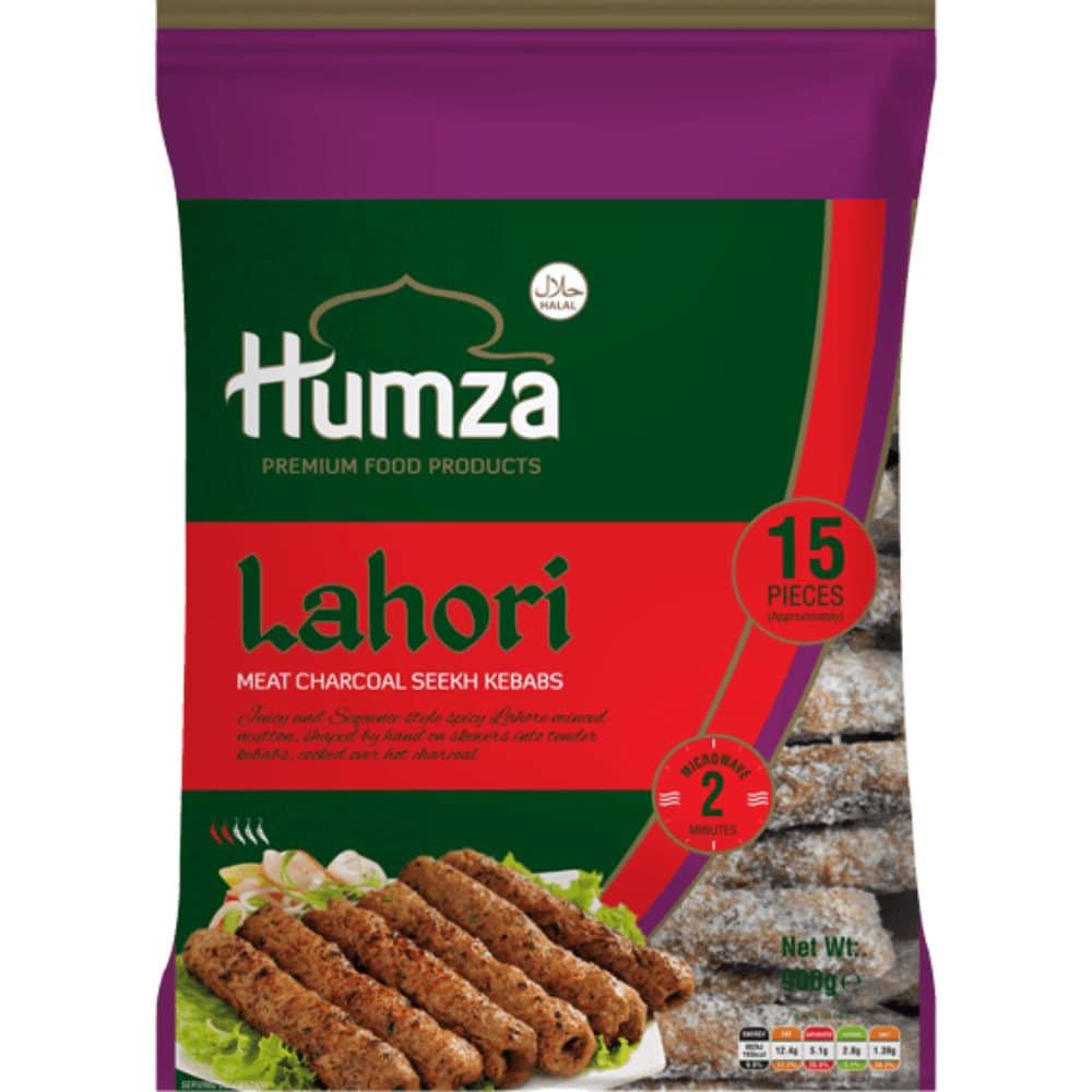 Asiatischer Lebensmittel Online-Shop, Lahori Meat Seekh Kebab, 15 Stück.
