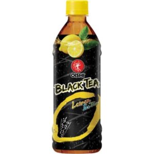 Asiatischer Schwarzer Tee mit Zitrone, 500ml, erfrischend und aromatisch.
