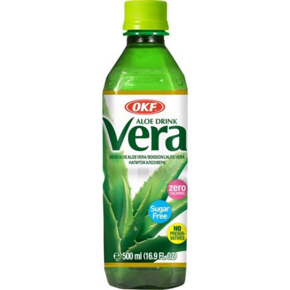 Asiatischer Aloe Vera Drink, zuckerfrei, 500ml, asiatische Lebensmittel Online-Shop.