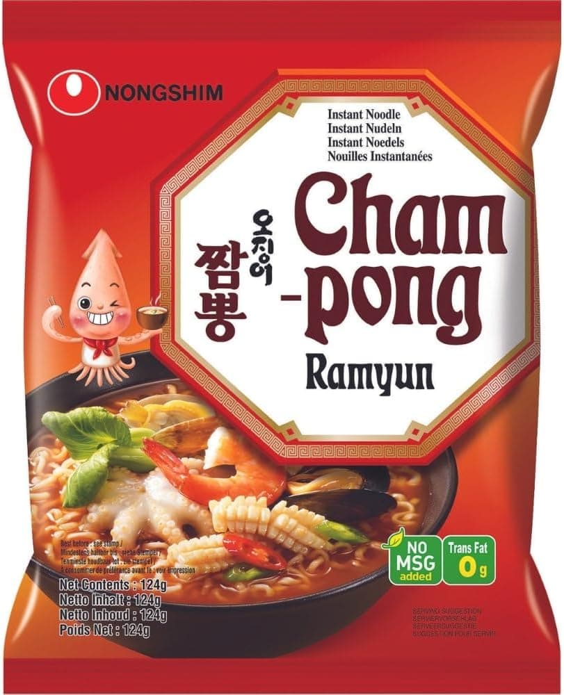 Asiatische Lebensmittel Online-Shop. NONGSHIM Cham Pong Ramyun 120g.