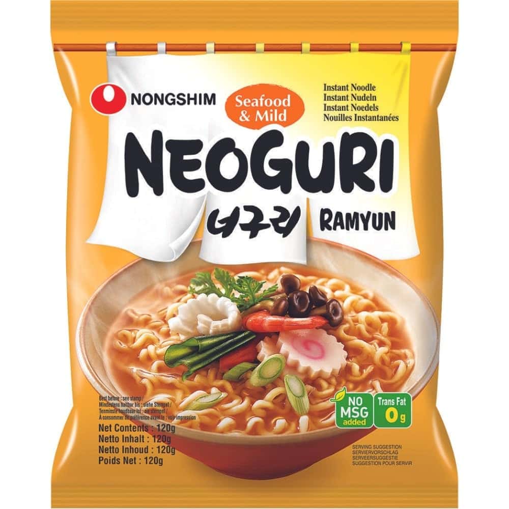 Asiatischer Lebensmittelladen - Neoguri Ramyun, 120g, Instant Nudeln, mild, schmackhaft.