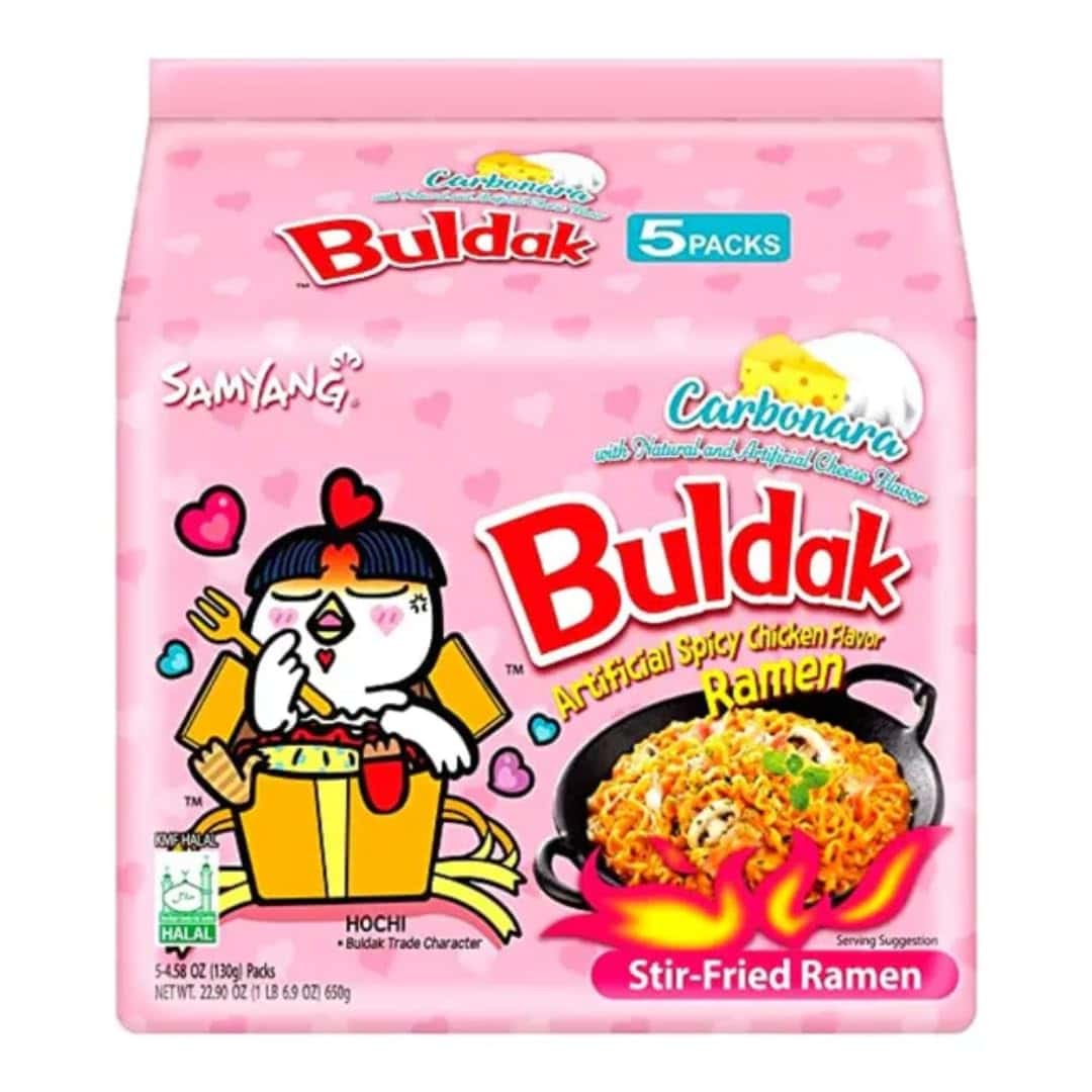 Buldak Carbonara Ramen, asiatischer Lebensmittel Online-Shop.
