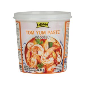 Lobo Tom Yum Paste für asiatische Gerichte, 400g, asiatischer Lebensmittel Online-Shop.