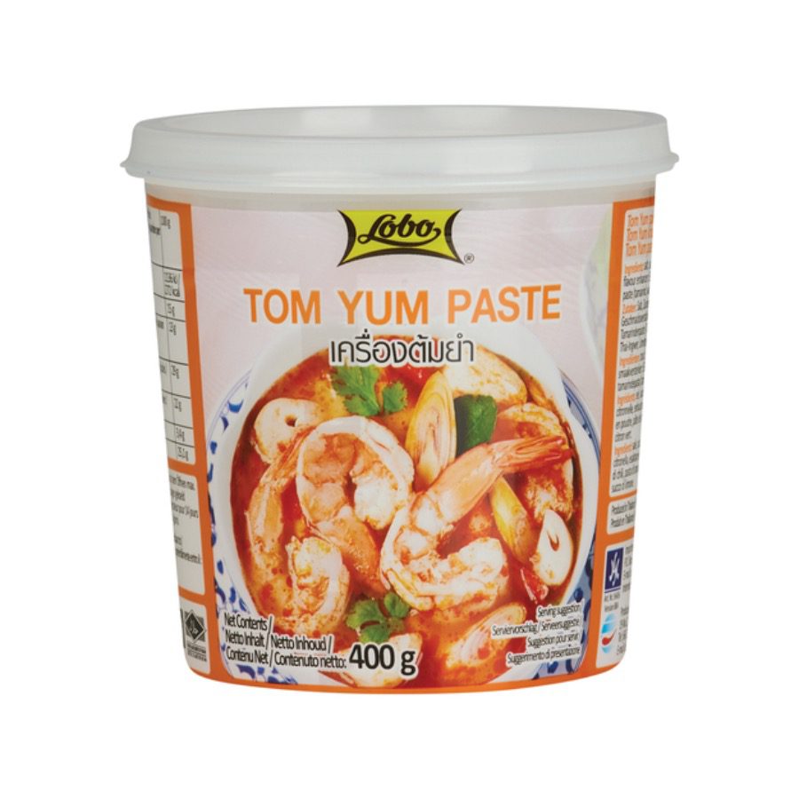 Lobo Tom Yum Paste für asiatische Gerichte, 400g, asiatischer Lebensmittel Online-Shop.