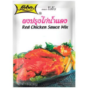 Asiatischer Lebensmittelladen - Rote Hühnersaucenmischung, 50g, für asiatische Gerichte.