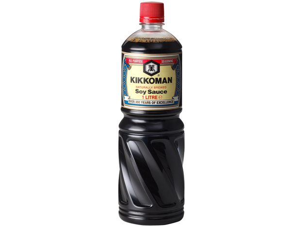 Asiatische Lebensmittel Online-Shop, Kikkoman Sojasauce 1L Flasche.