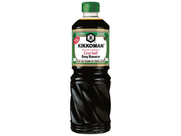 Asiatische Lebensmittel Online-Shop, Kikkoman Salzreduzierte Sojasauce 1L.