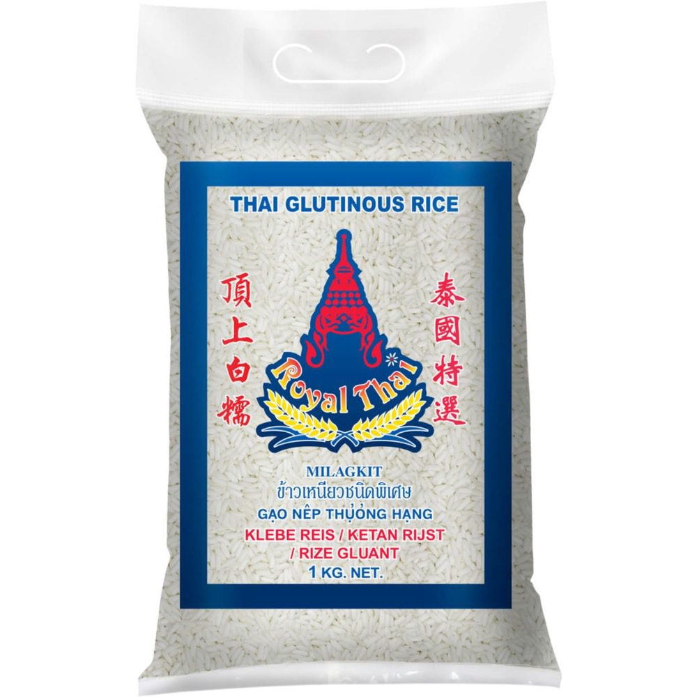 Asiatischer Klebreis im Beutel, ideal für asiatische Gerichte, 1kg.