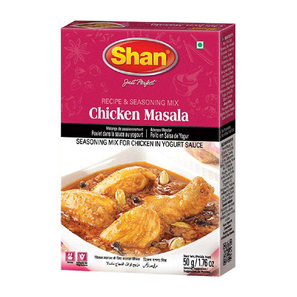 Asiatische Lebensmittel Online-Shop, Shan Chicken Masala Gewürzmischung, 50g.