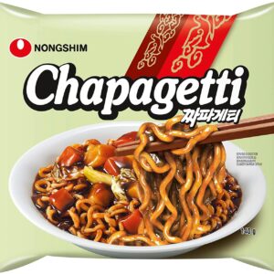 Asiatische Lebensmittel Online-Shop, Chappagetti Nudeln in Packung, asiatischer Geschmack.